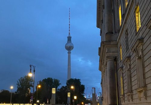 4- Berliner Fernsehturm Abends